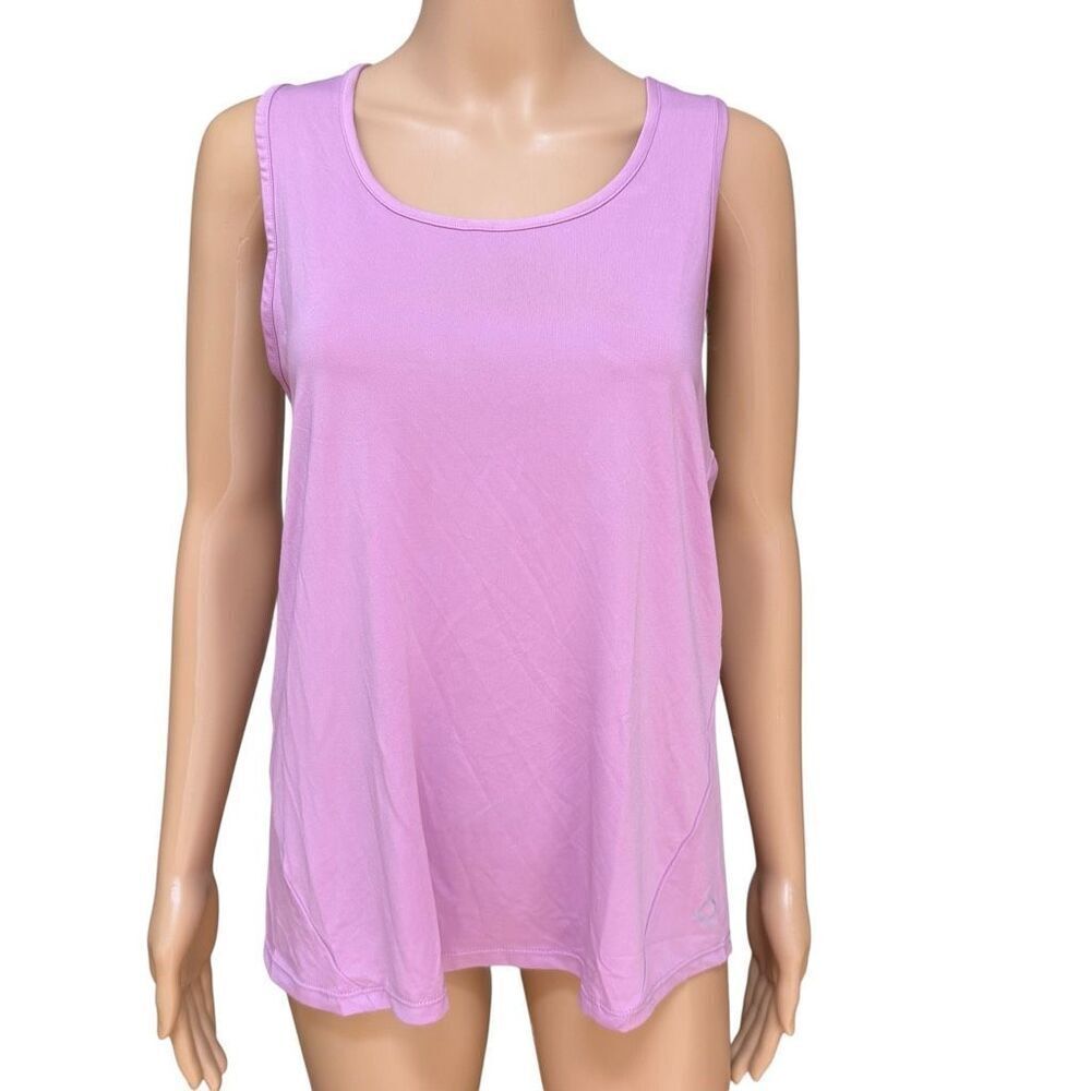 BSP Women's Active Performance Tank Top Racer Back Blue Size L in orchid NWT